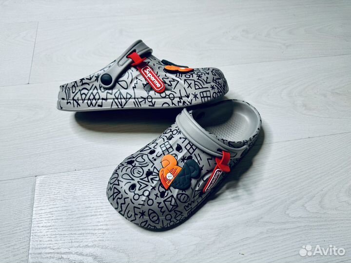 Шлепки сабо в стиле crocs