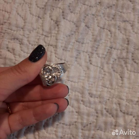 Мужская печатка серебро