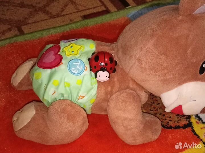 Интерактивная развивающая игрушка Ползающий мишка