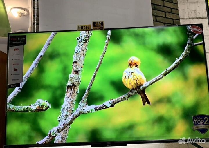 Безрамочный Смарт 55'' 4K HDR с интеллект. экраном