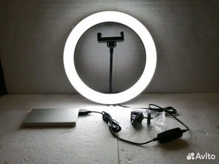 Свет для съемки, кольцевая лампа диаметр 36 см