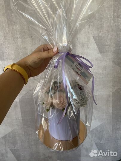 Букет из мыла Сиреневый