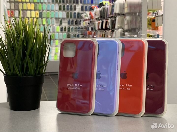 Силиконовые чехлы для iPhone 12/12pro