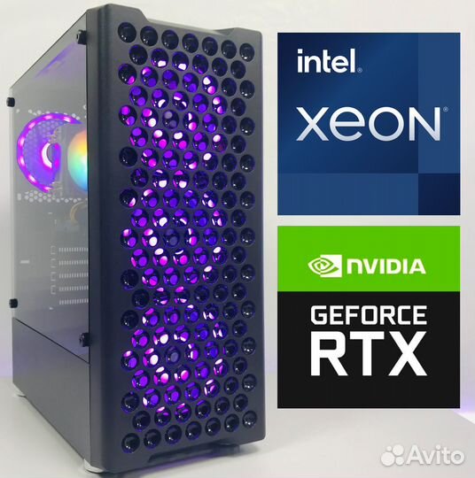 Игровой пк Xeon E5-2680 v4/32gb/RTX 2060S
