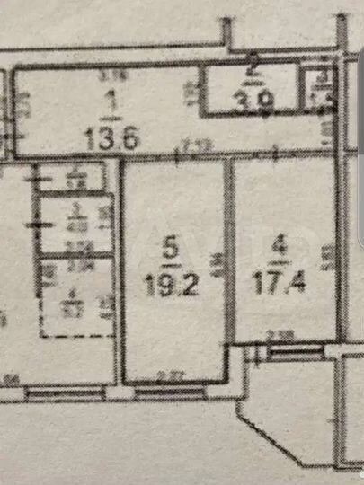 1-к. квартира, 55,6 м², 1/4 эт.