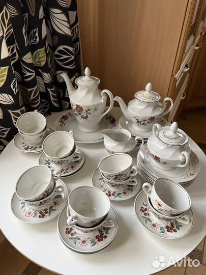 Чайный сервиз Рябина СССР Рига 60-70е годы