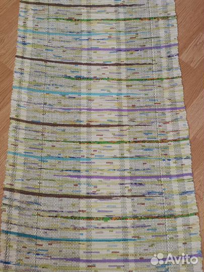 Домотканые половики разноцветные