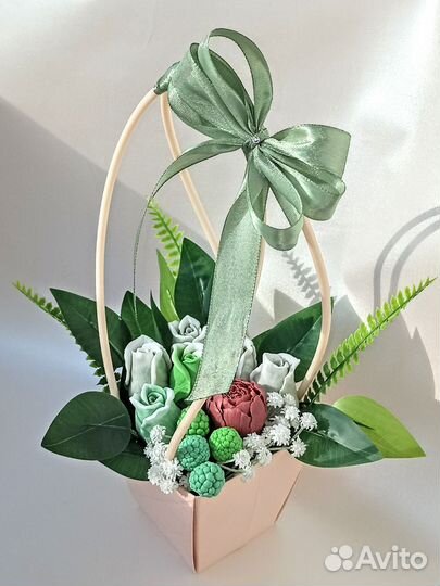 Букет подарок мыла ручной работы