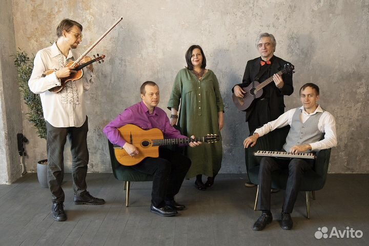Живая музыка. Акустический джазовый квинтет