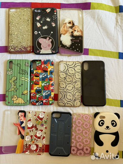 Б/у чехлы на телефоны Айфон 5s iPhone 8+ iPhone XS