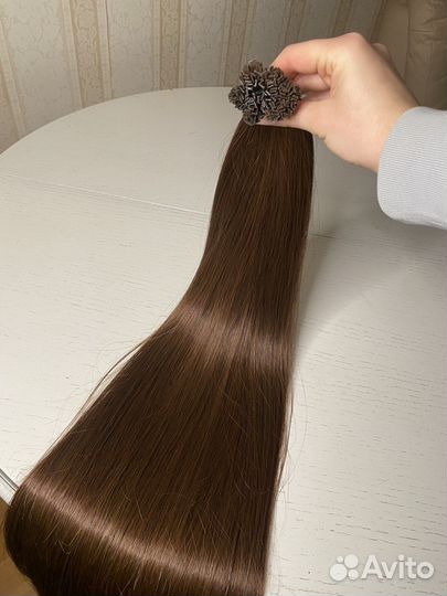 Волосы для наращивания 200 капсул 85 см