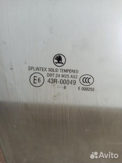 Стекло переднее правое Skoda Octavia A4 2000-2011