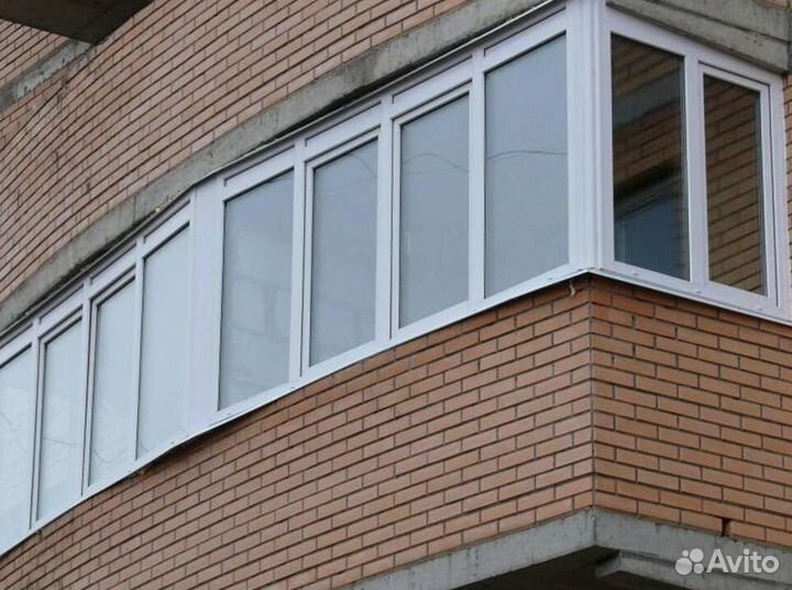 Остекление балконов и лоджий под ключ N1092