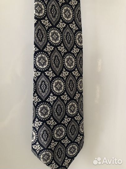 Галстук мужской синий