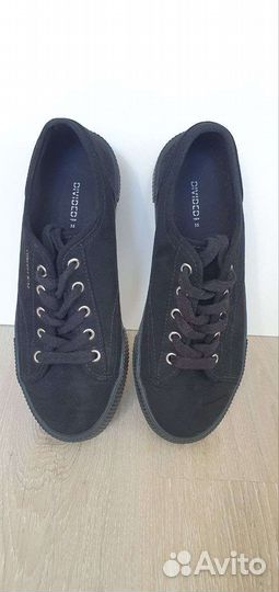 Кеды чёрные 35 размер divided H&M