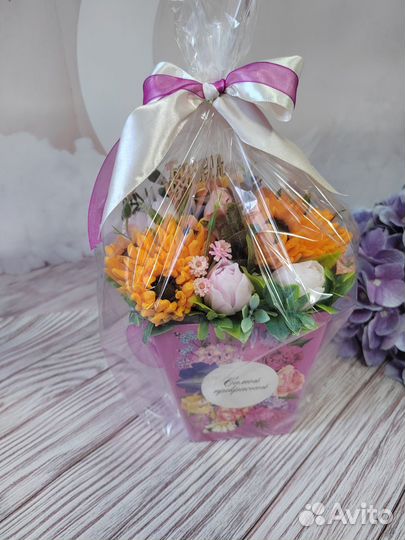 Букеты из мыла