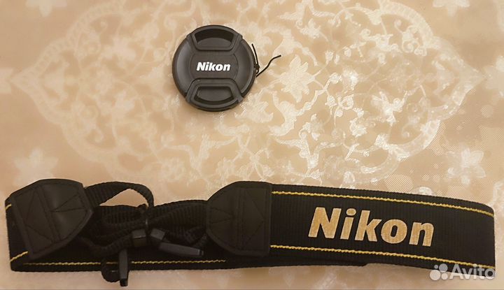 Ремень для фотоаппарата Nikon, крышка объектива