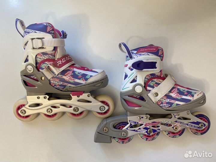 Роликовые коньки детские раздвижн Reaction (26-31)