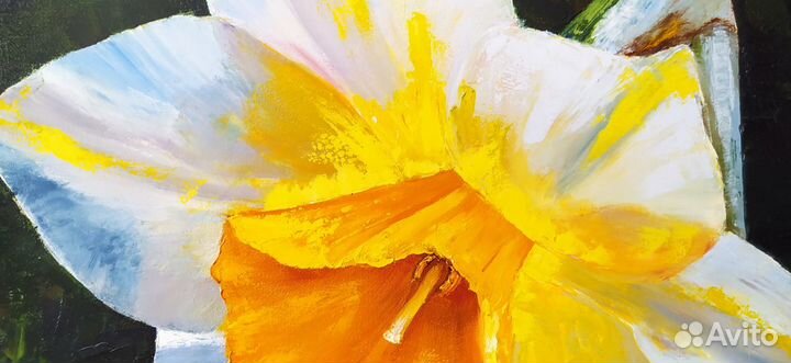 Картина маслом. Цветы