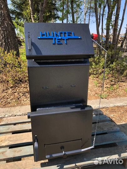 Твердотопливный котел с увеличенной топкой