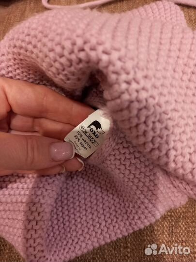 Комплект шапка, шарф-снуд