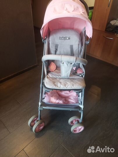 Детская прогулочная легкая коляска