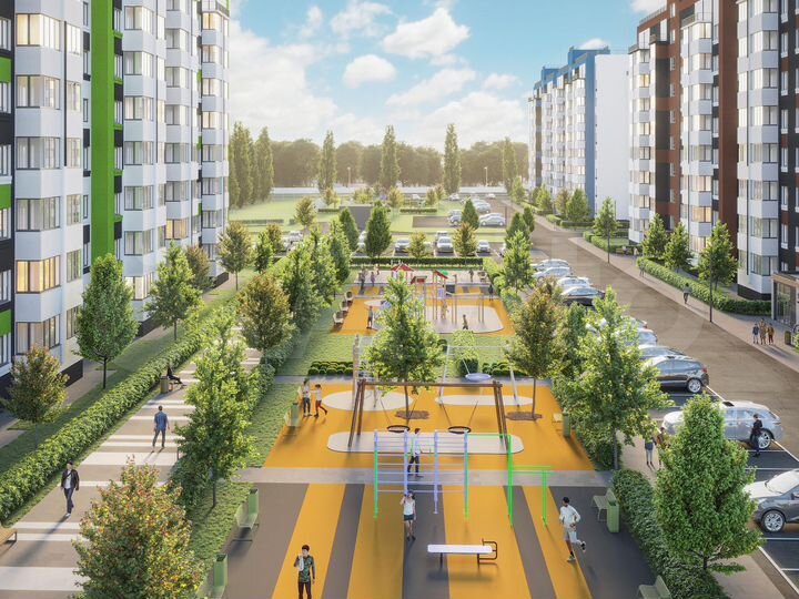 1-к. квартира, 36,1 м², 4/8 эт.