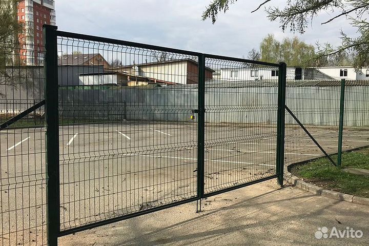 Ворота металлические распашные