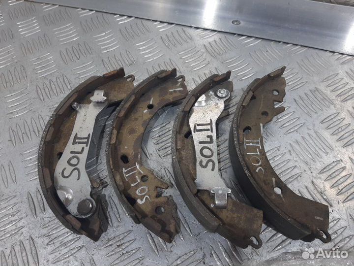 Колодки тормозные задние Hyundai Solaris HCR