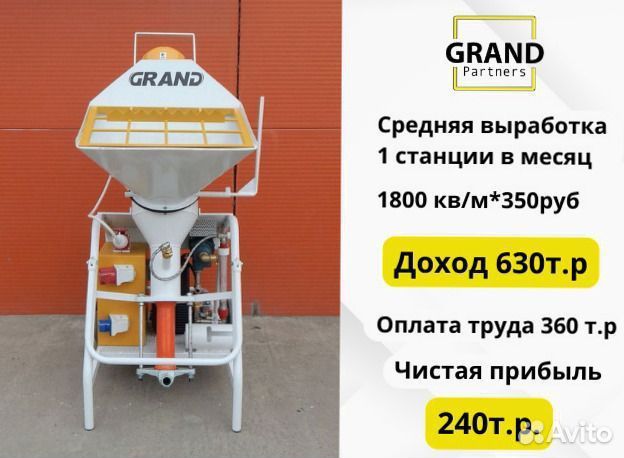 Штукатурная станция с обучением