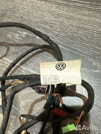 Проводка багажника под камеру passat B6 B7