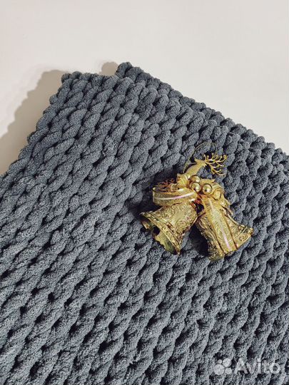 Плед вязаный