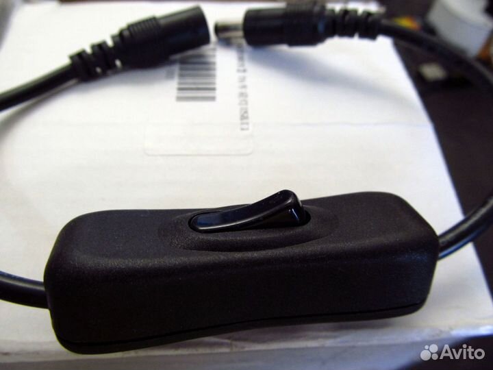 Кабель питания 2,1x5,5мм с выключателем