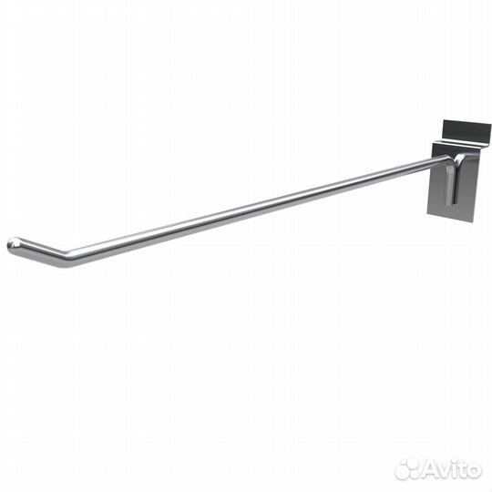 Крючок для экономпанели без наконечника 250мм хром