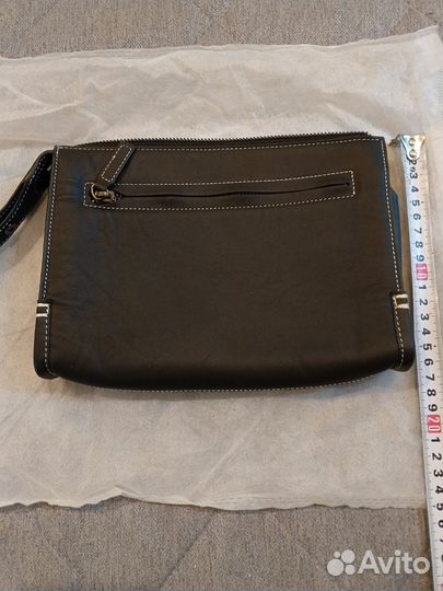 Кожаный клатч мужской, кошелёк, для документов