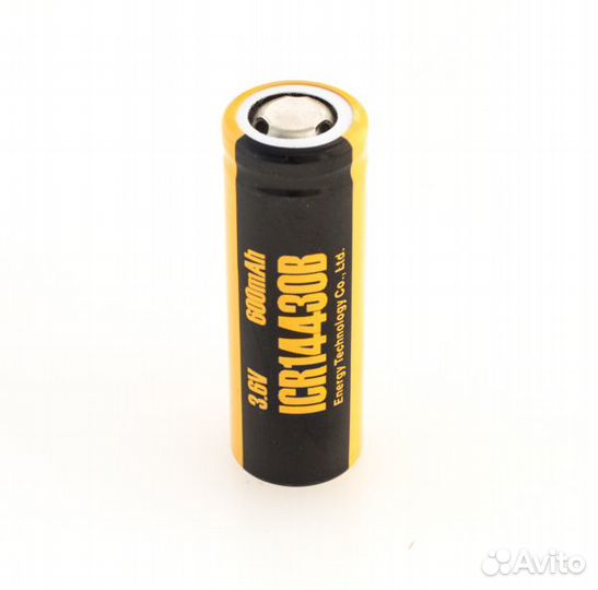 Аккумулятор ET ICR14430B (3.7В, 600мАч, Li-Ion)