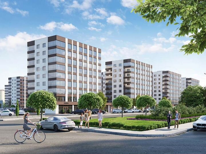1-к. квартира, 43,4 м², 8/9 эт.