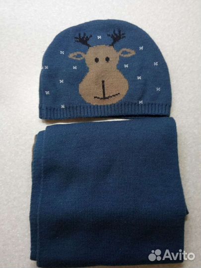 Шарф и шапка детские