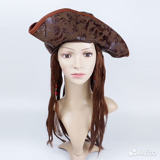 Парик шляпа пирата (маска на Хэллоуин)