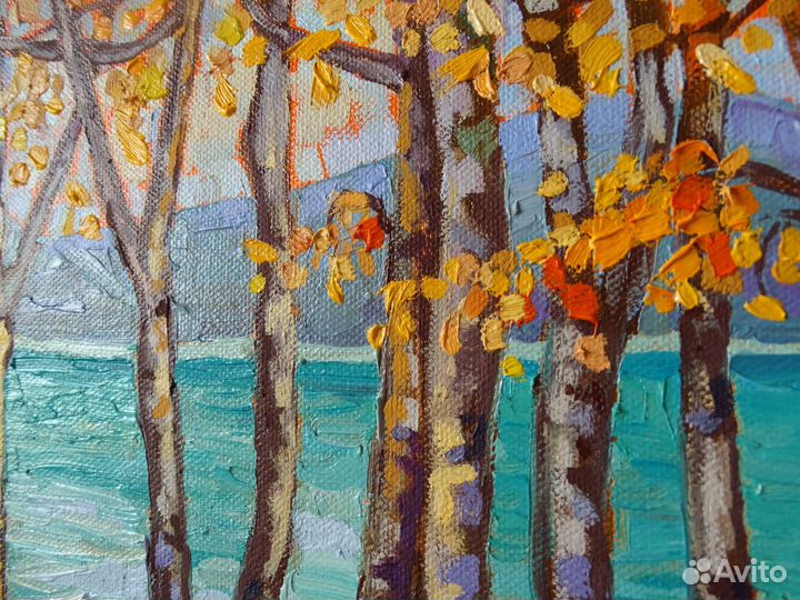 Картина маслом Осень