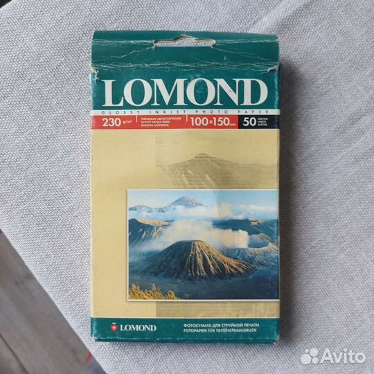 Фотобумага Lomond 10х15 новая+ Iceberg A4