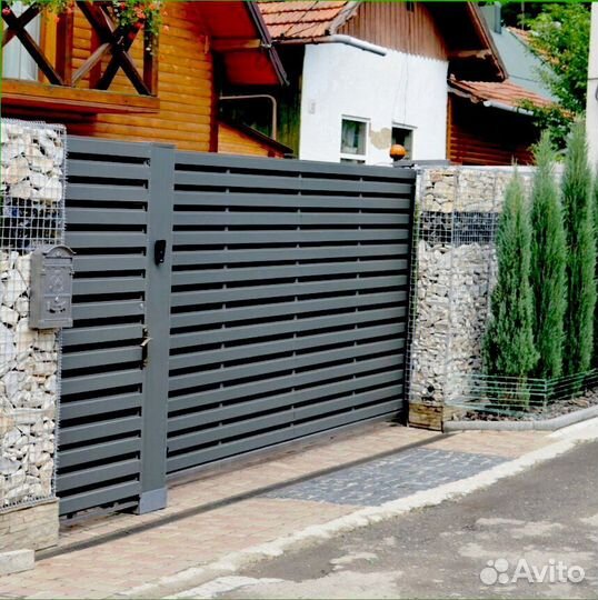 Металлический забор ранчо