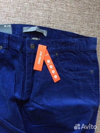 Joe Fresh. Jeans Slim. Индиго. Вельвет