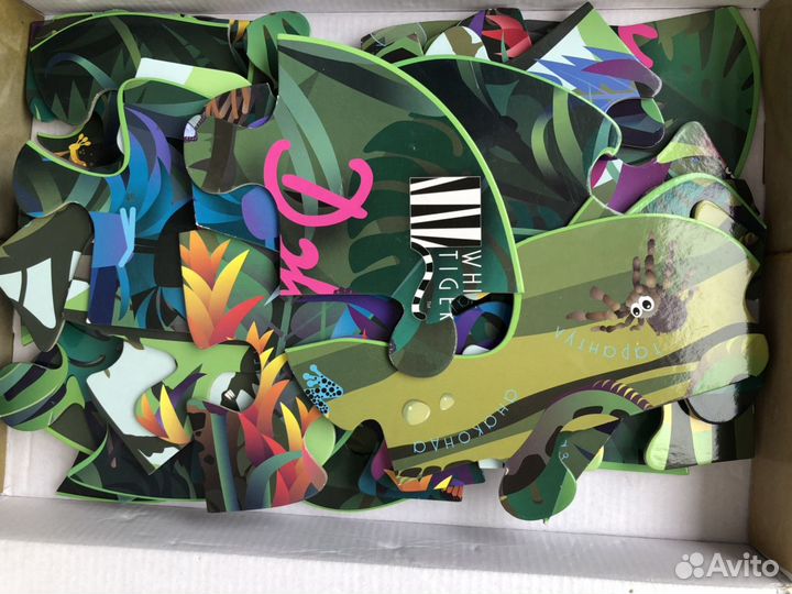 Пазлы Сибирская тайга и Джунгли Амазонки от White