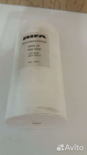 Конденсаторы rifa 3300mF 350VDC