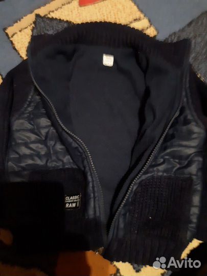 Куртка с трикотажнымм рукавами