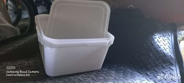 Ведро пластиковое с крышкой 10л