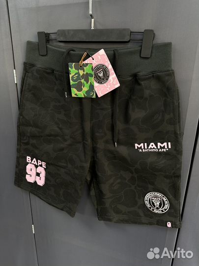 Шорты bape x inter miami (унисекс)