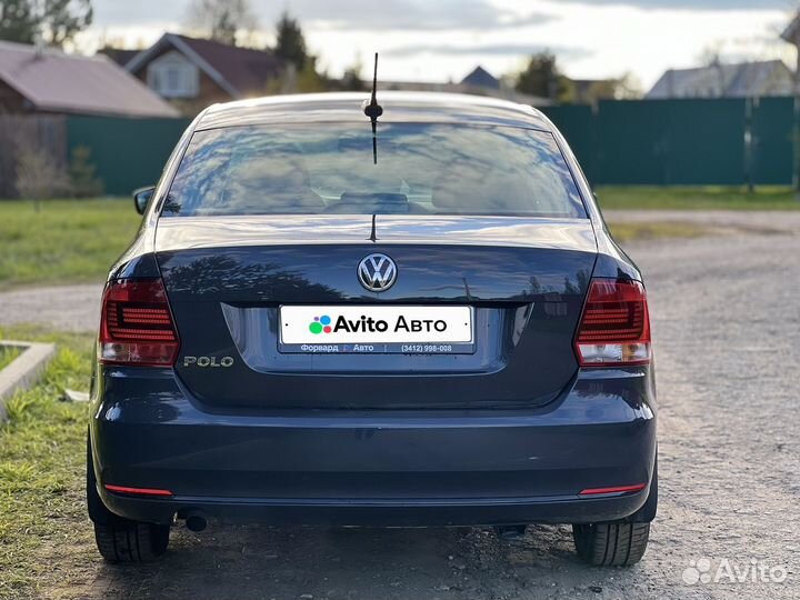 Volkswagen Polo 1.6 AT, 2017, 101 550 км