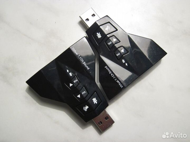 USB звуковая карта Virtual 7.1 и PCI 5.1